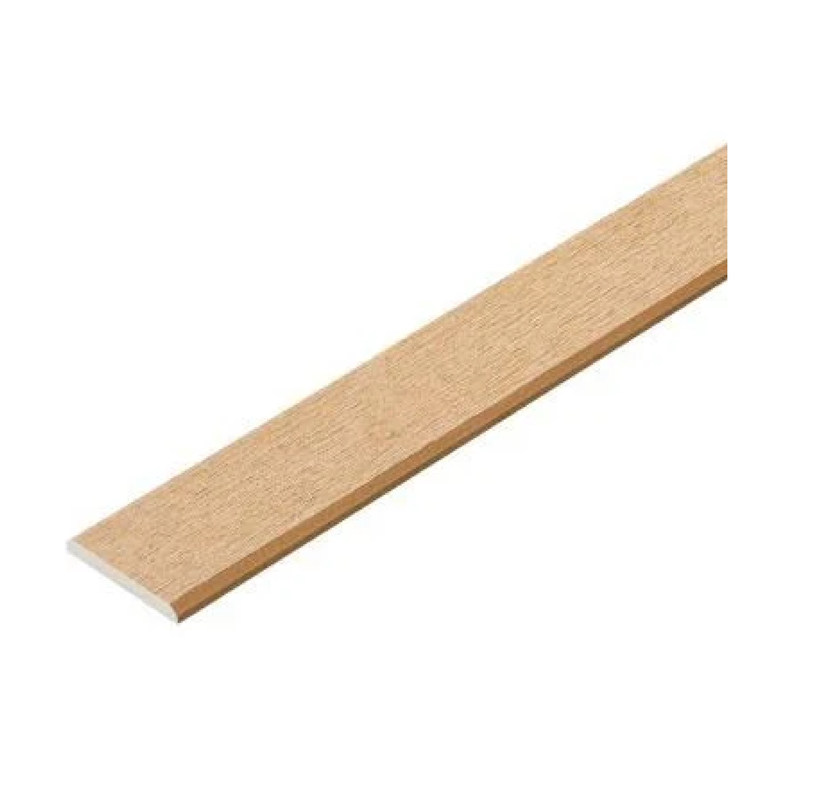 ไม้ระแนง เฌอร่า ลายเสี้ยน รุ่น ขอบวี ขนาด 7.5 x 300 x 0.8 ซม. สีบีช