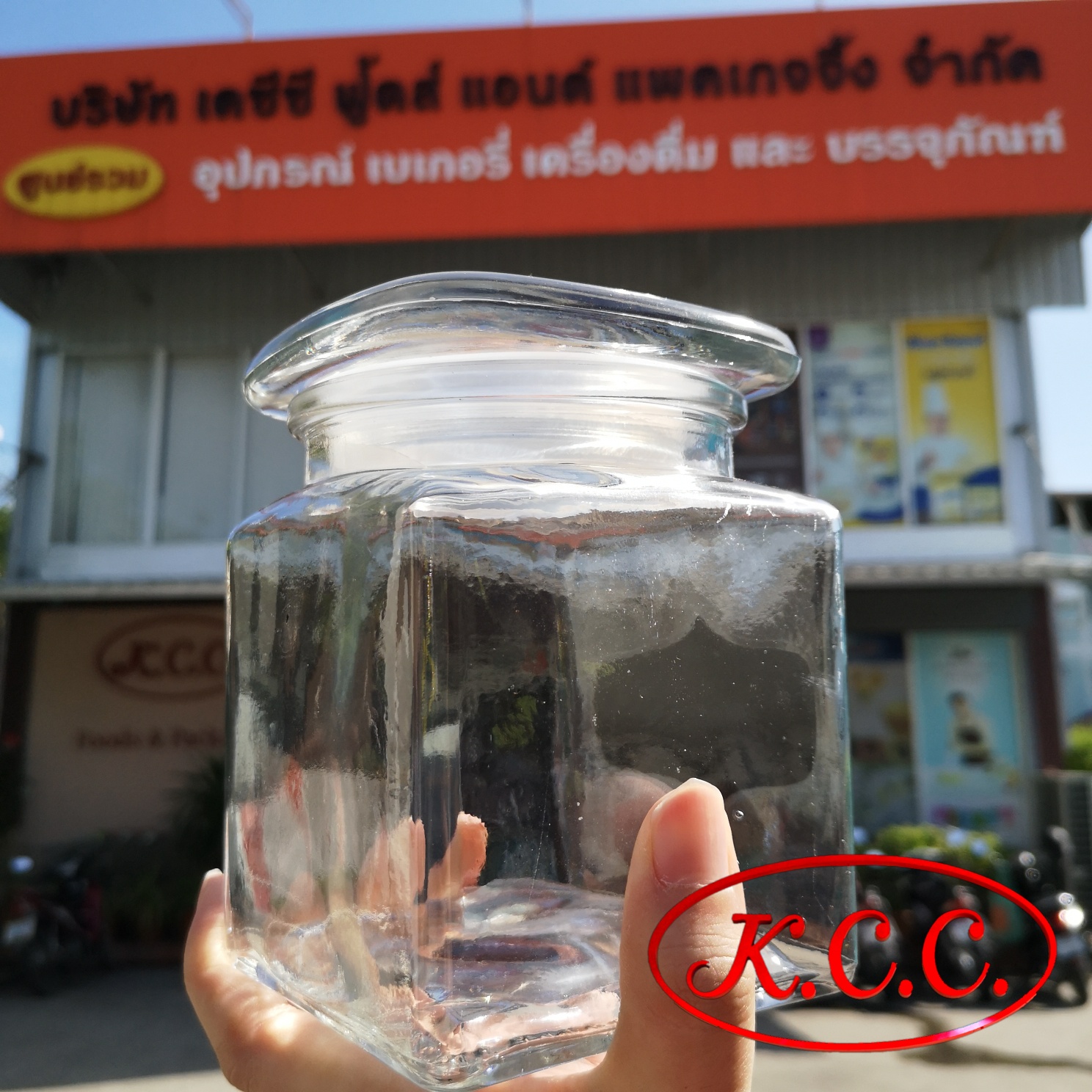 โหลแก้วแบบเขียนได้ 960 ml.