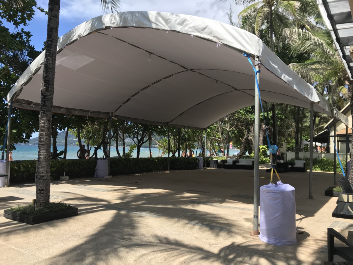 เต็นท์โดม 10 เมตร ความยาวเพิ่ม/ลดขนาดตามความต้องการ