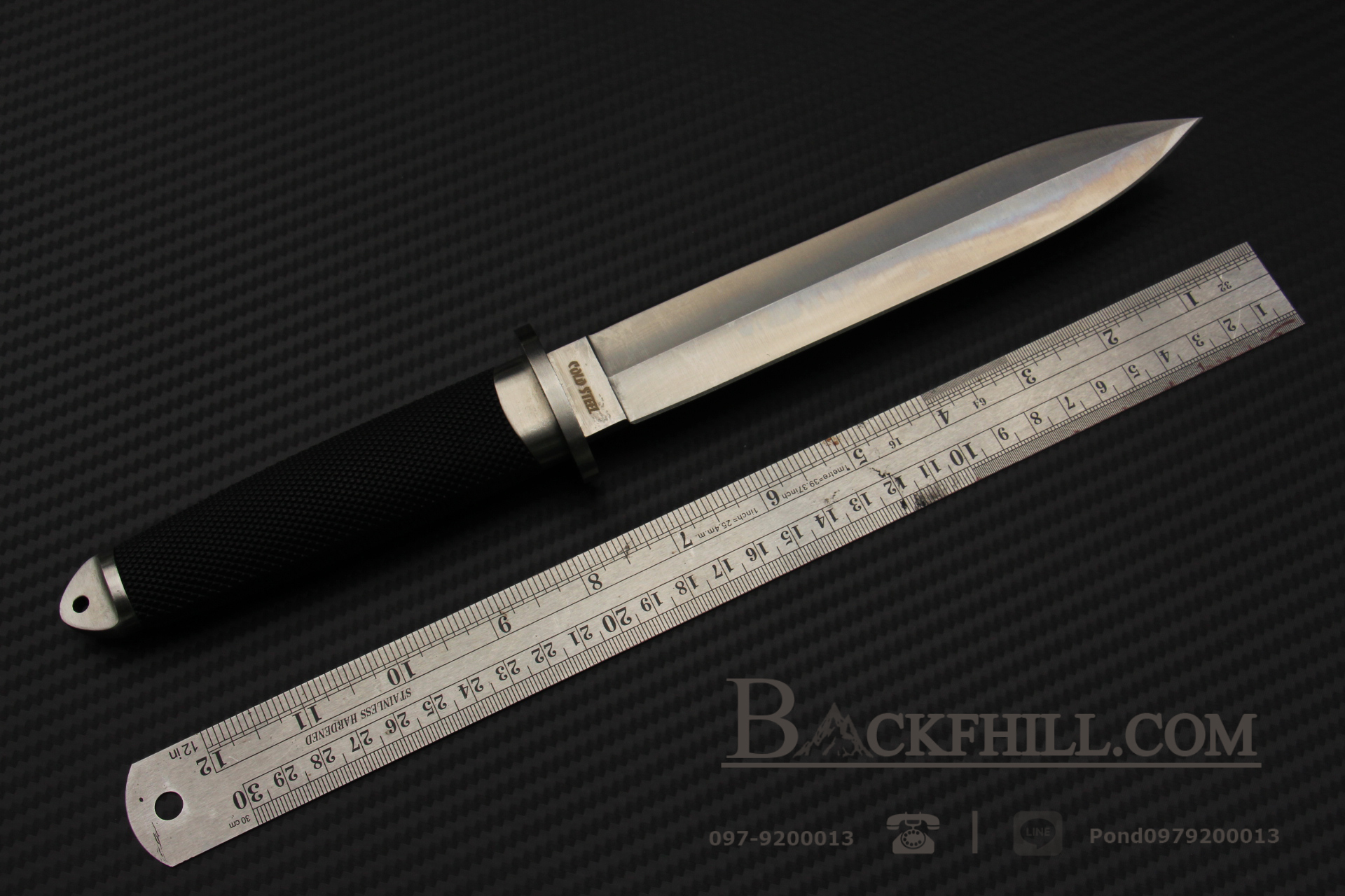 มีดใบตาย COLD STEEL MAGNUM TAI PAN ใบมีดสองคม (OME) AAA พร้อมซอง