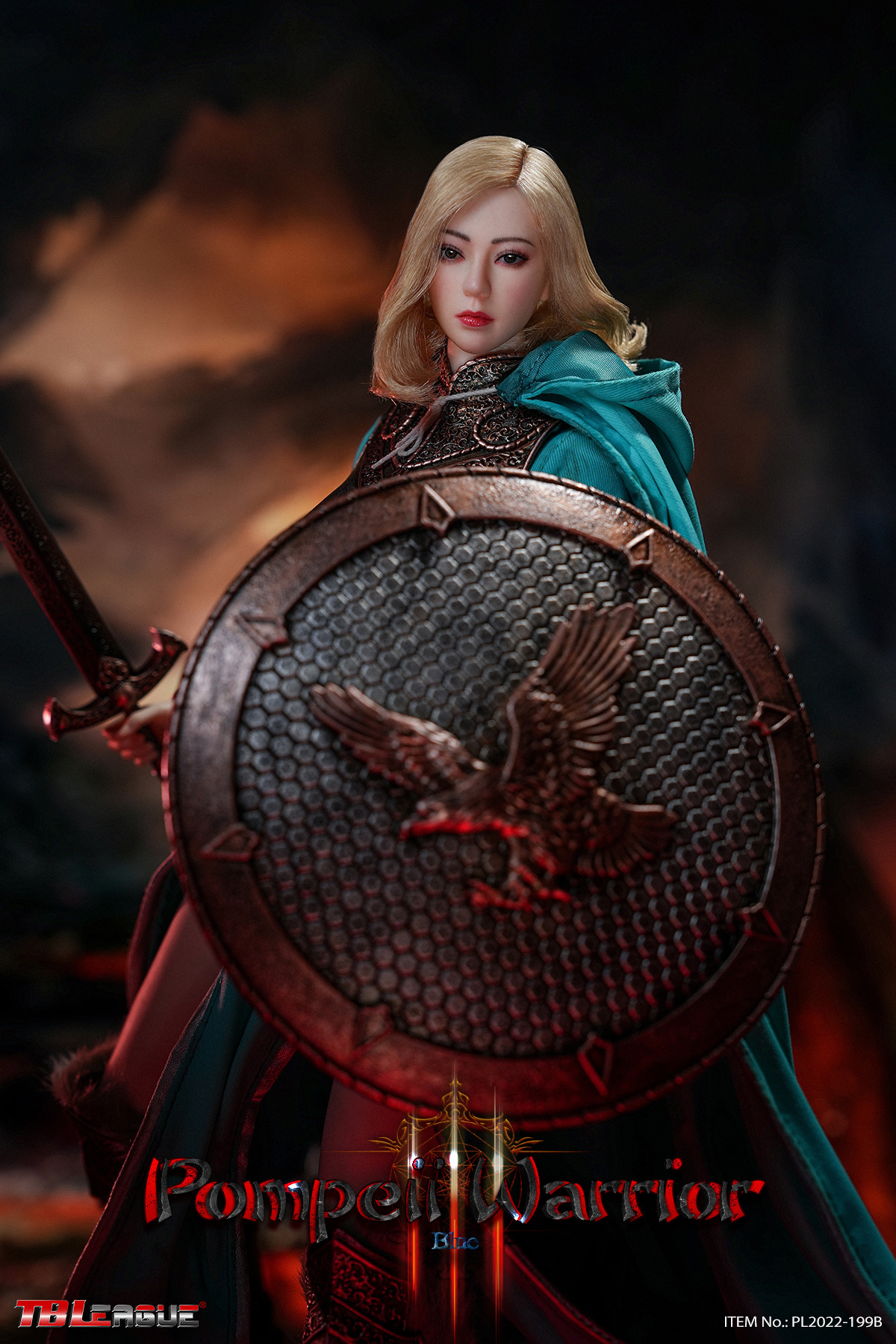TBLeague PL2022-199B 1/6 Pompeii Warrior Blue