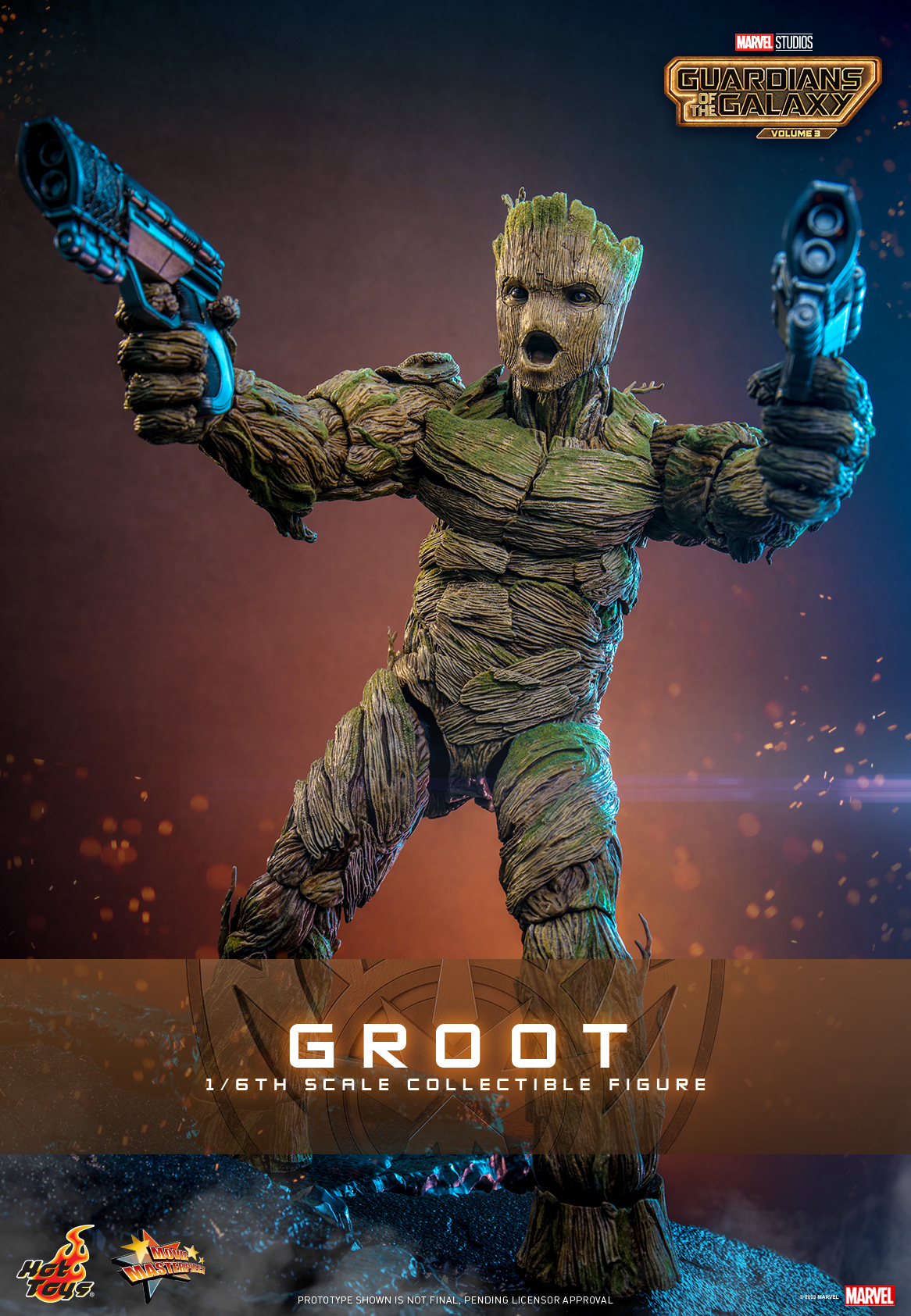 Hot Toys MMS706 1/6 Guardians of the Galaxy Vol. 3 - Groot