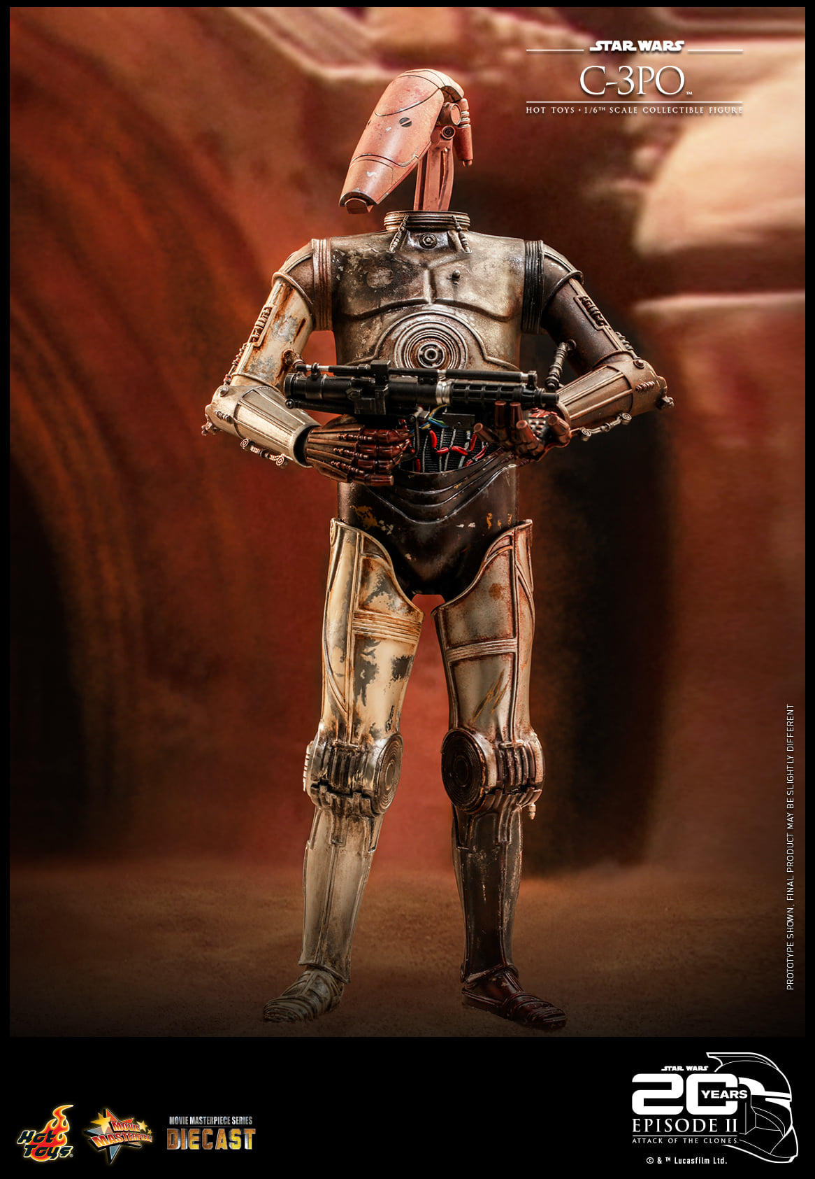 Hot Toys MMS650D46 1/6 Star Wars Episode II: Attack of the Clones™ - C-3PO™