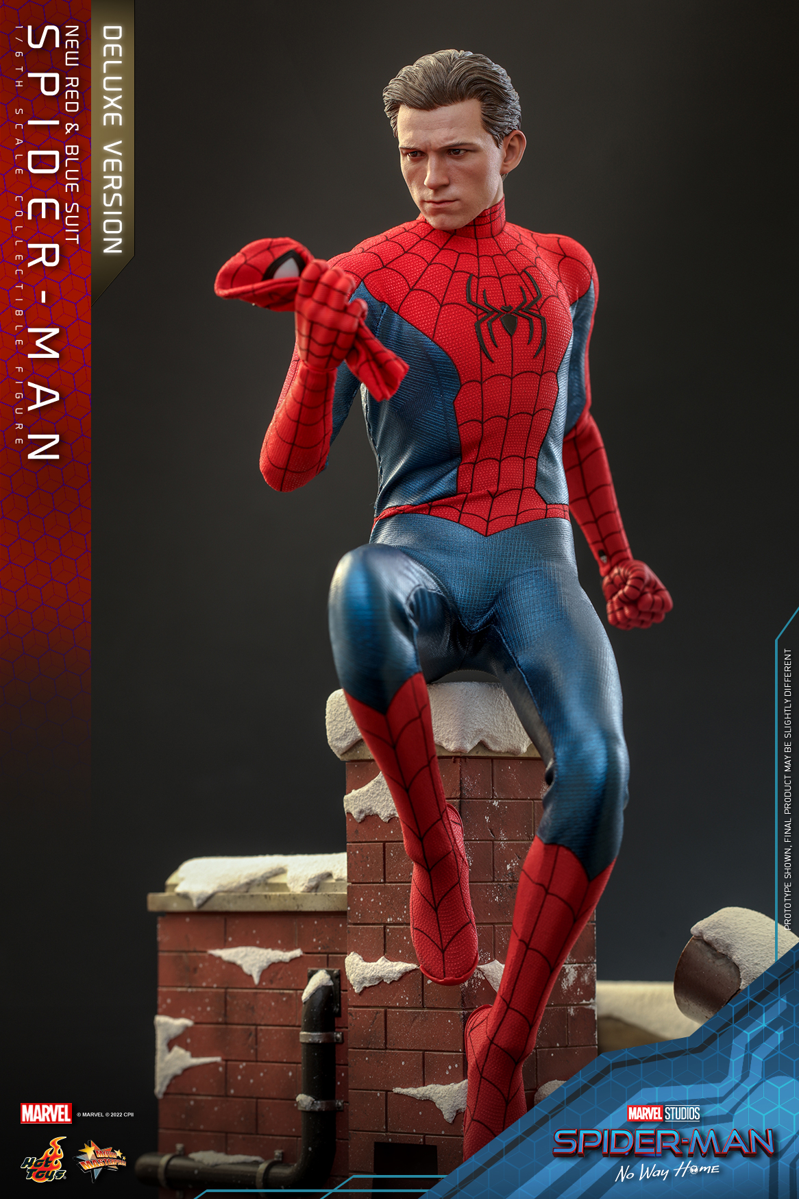 Hot Toys MMS680 1/6 Spider-Man: No Way Home - Spider-Man (New Red and Blue Suit) [Deluxe Version]