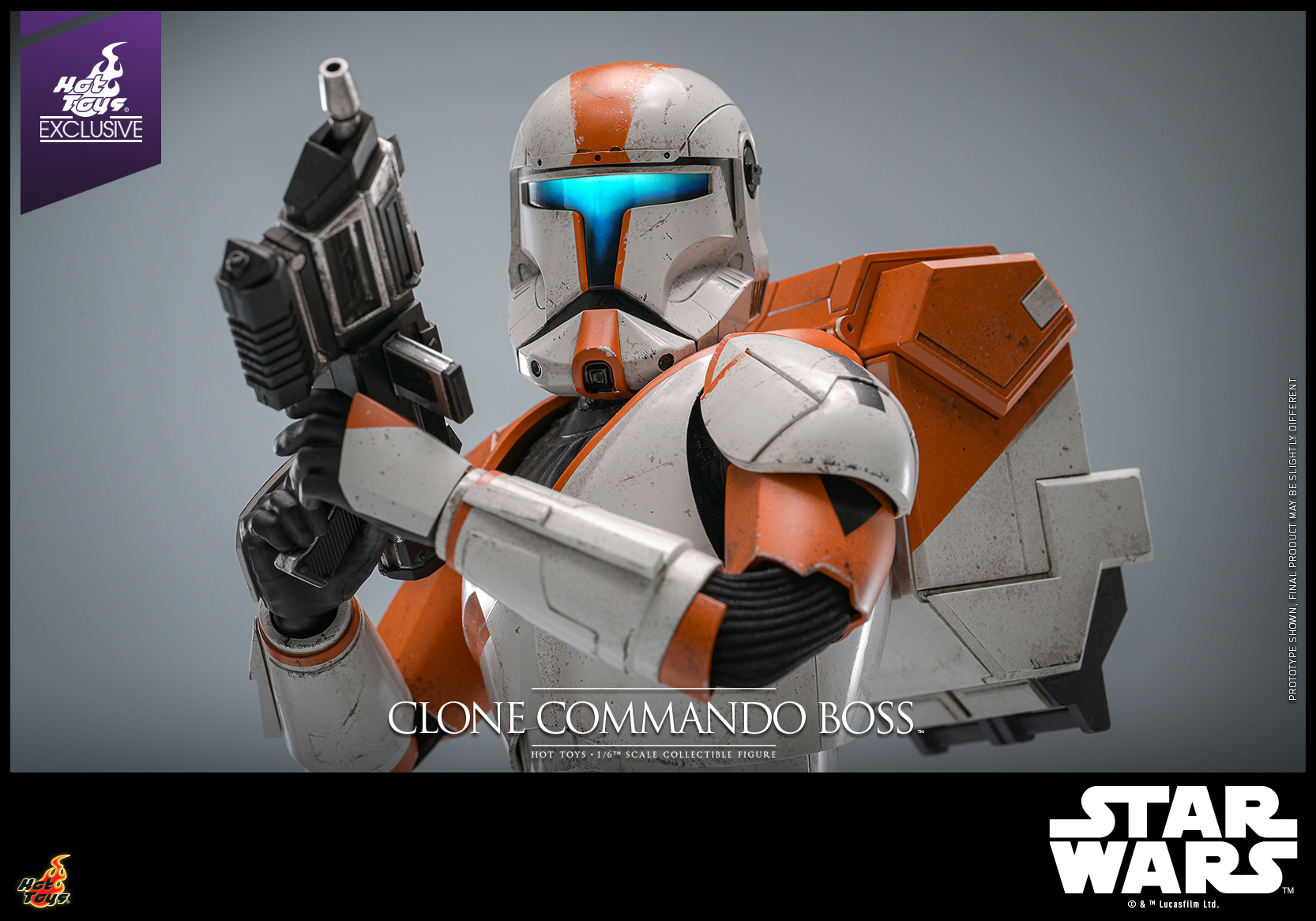 Hot Toys TMS151 Star Wars: The Clone Wars - Clone Commando Boss [Hot Toys Exclusive]
