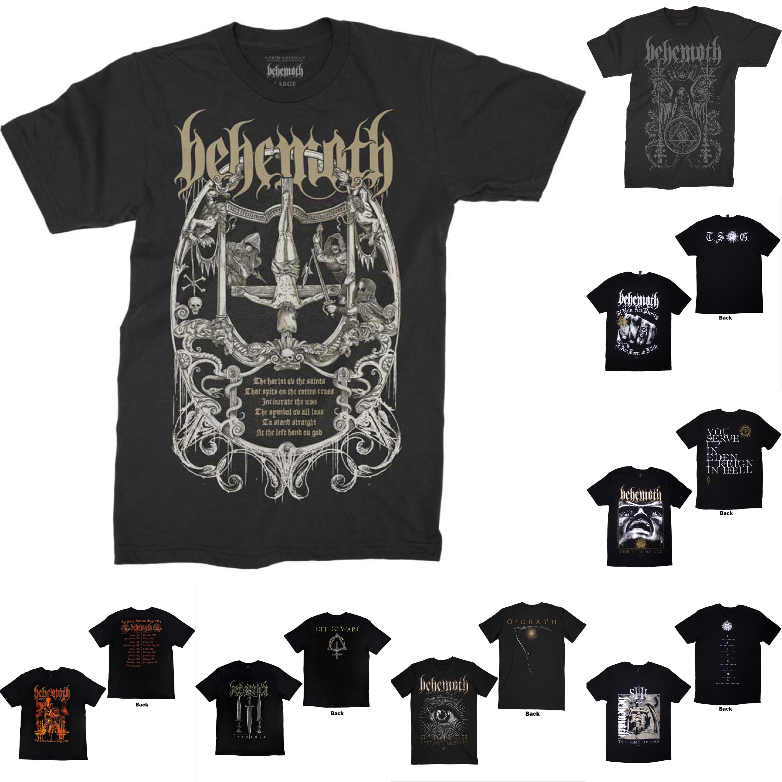 [PREORDER] เสื้อวง BEHEMOTH T-SHIRT ลิขสิทธิ์แท้ UK รวมลายสุดฮิต