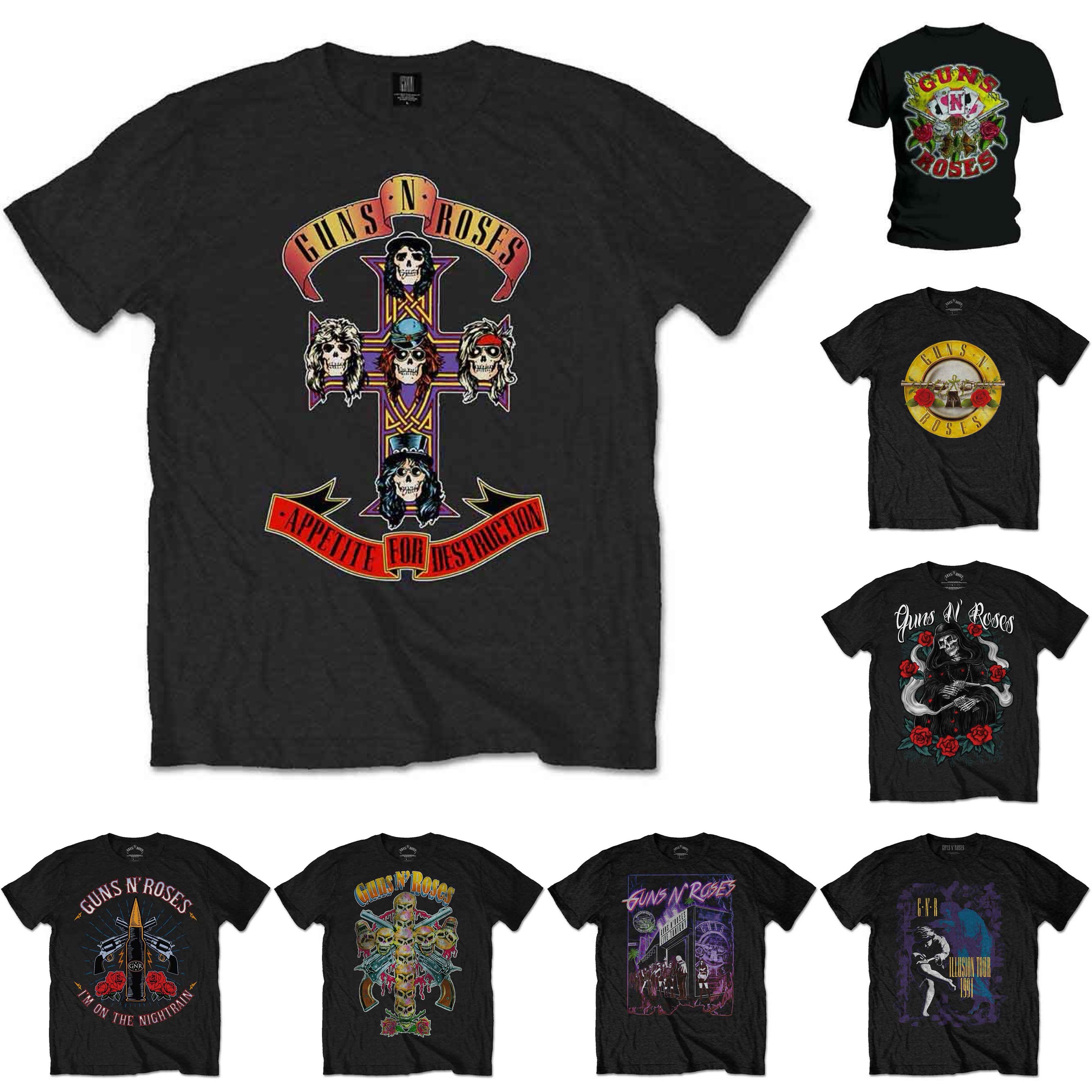 [PREORDER] เสื้อวงดนตรี GUNS N ROSES T-SHIRT ลิขสิทธิ์แท้ UK รวมลายสุดฮิต