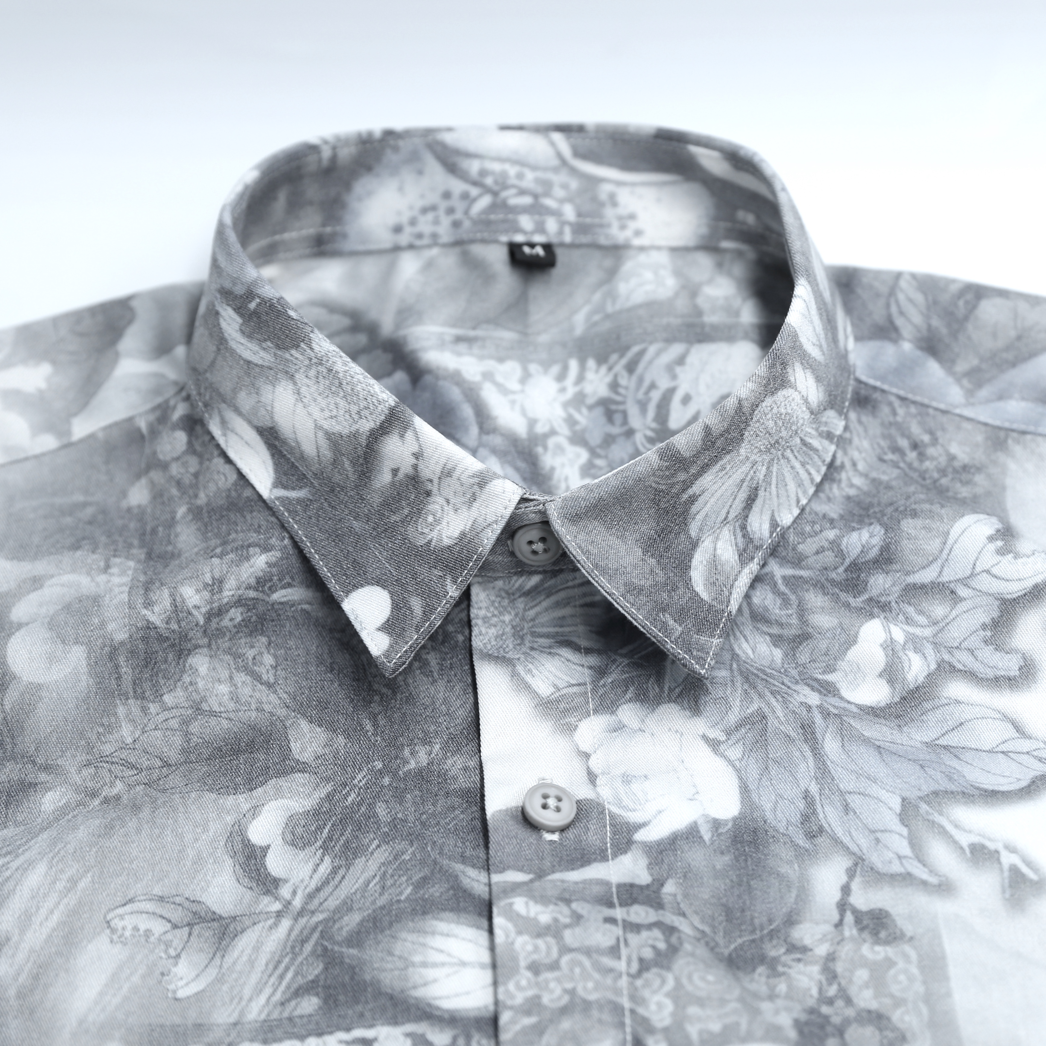 Grey Patterned Shirt