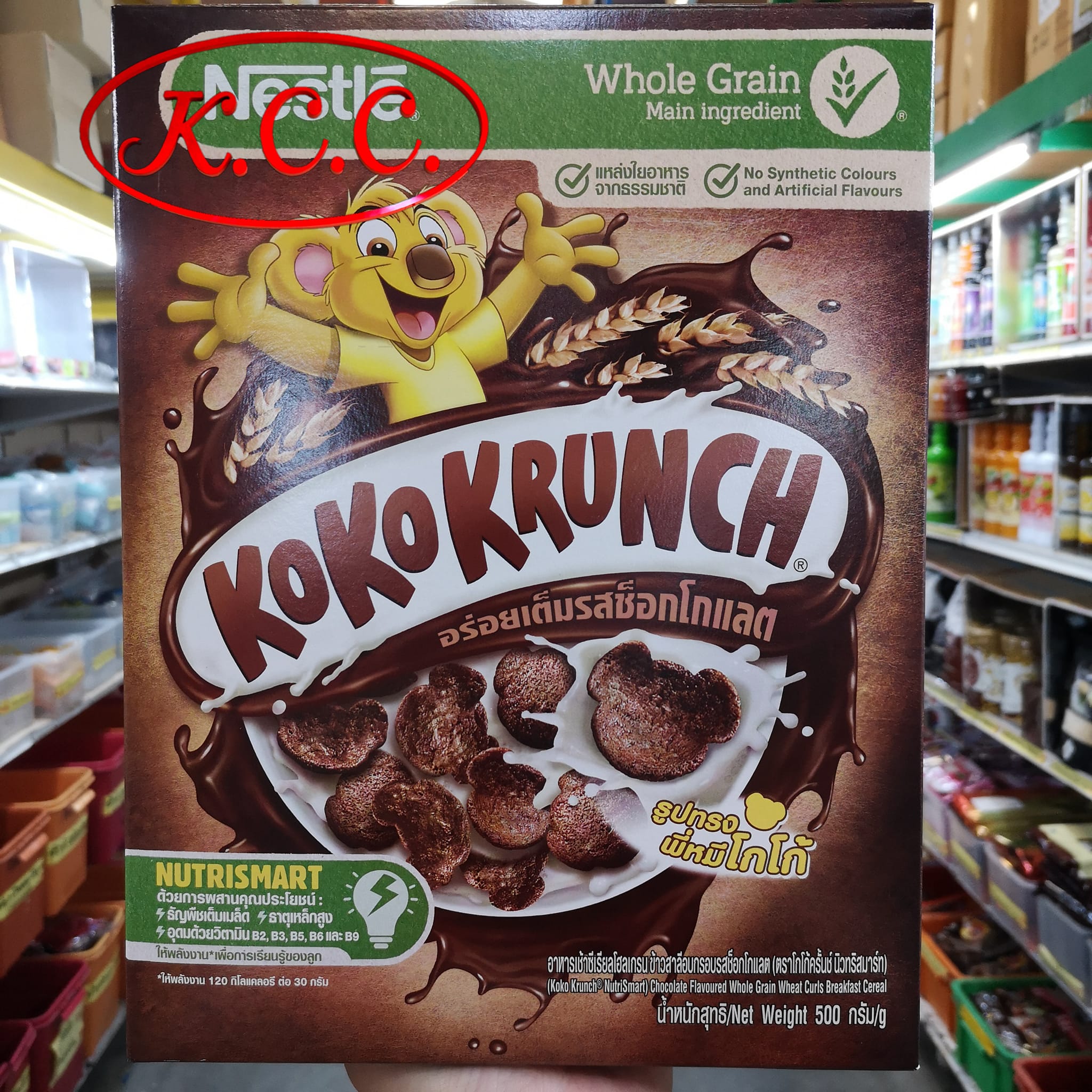 เนสท์เล่ โกโก้ครั้นช์ Nestle Cereal KoKo Krunch 500 g. รสช็อกโกแลตอาหารเช้า ซีเรียล