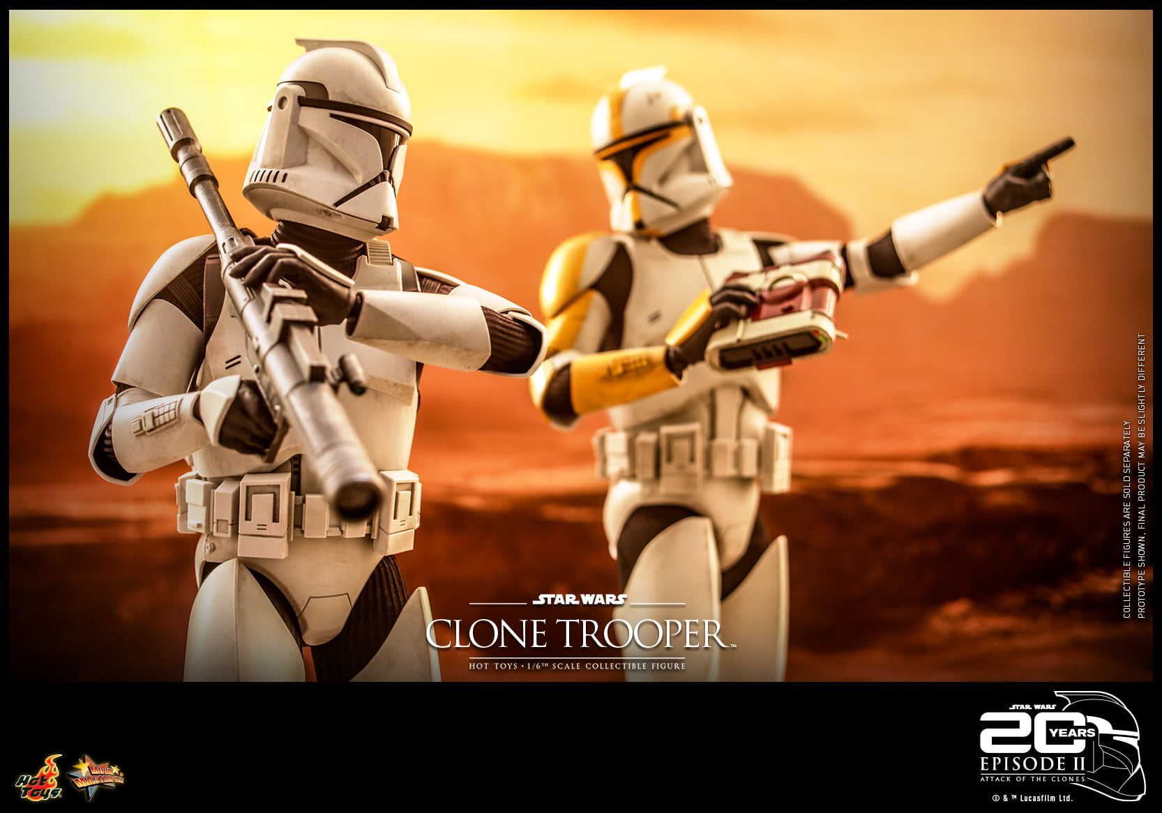 Hot Toys MMS647 1/6 Star Wars Episode II: Attack of the Clones™ - Clone Trooper™