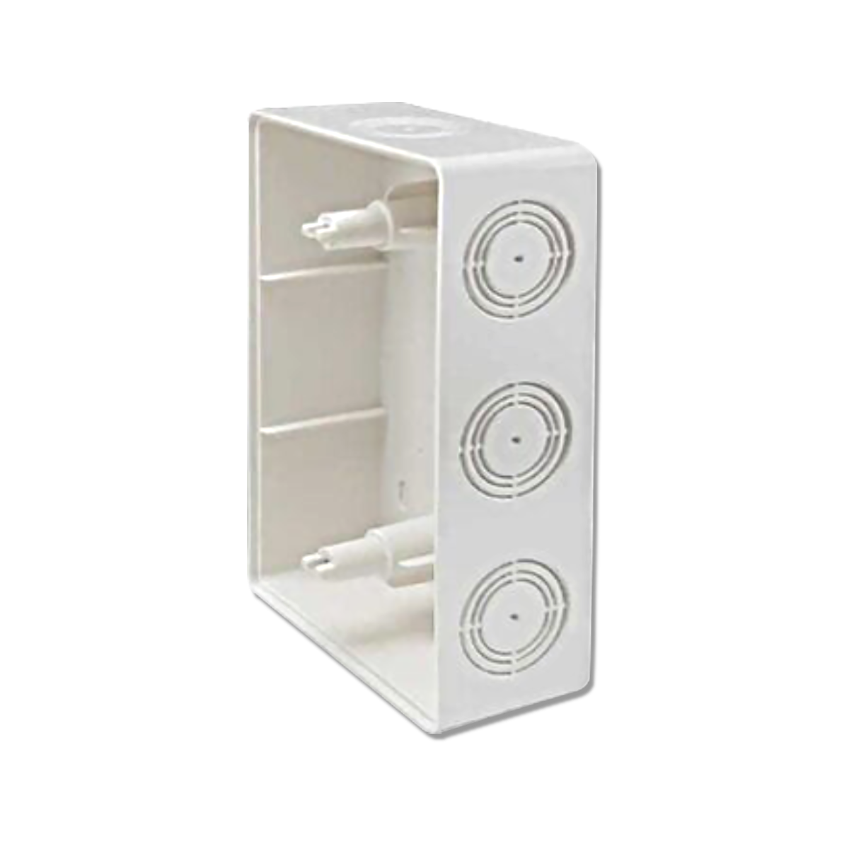 NANO กล่องลอยสำหรับฝาครอบแผงหน้ากากกันน้ำ สีขาว รุ่น NANO-415W (20 ชิ้น/กล่อง)