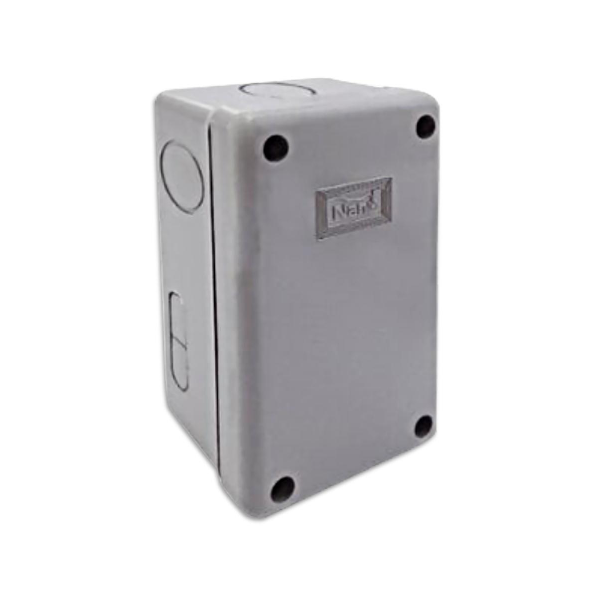 NANO กล่องกันน้ำ ขนาด 2x4x2" สีเทา รุ่น NANO-201G (60 ชิ้น/กล่อง)