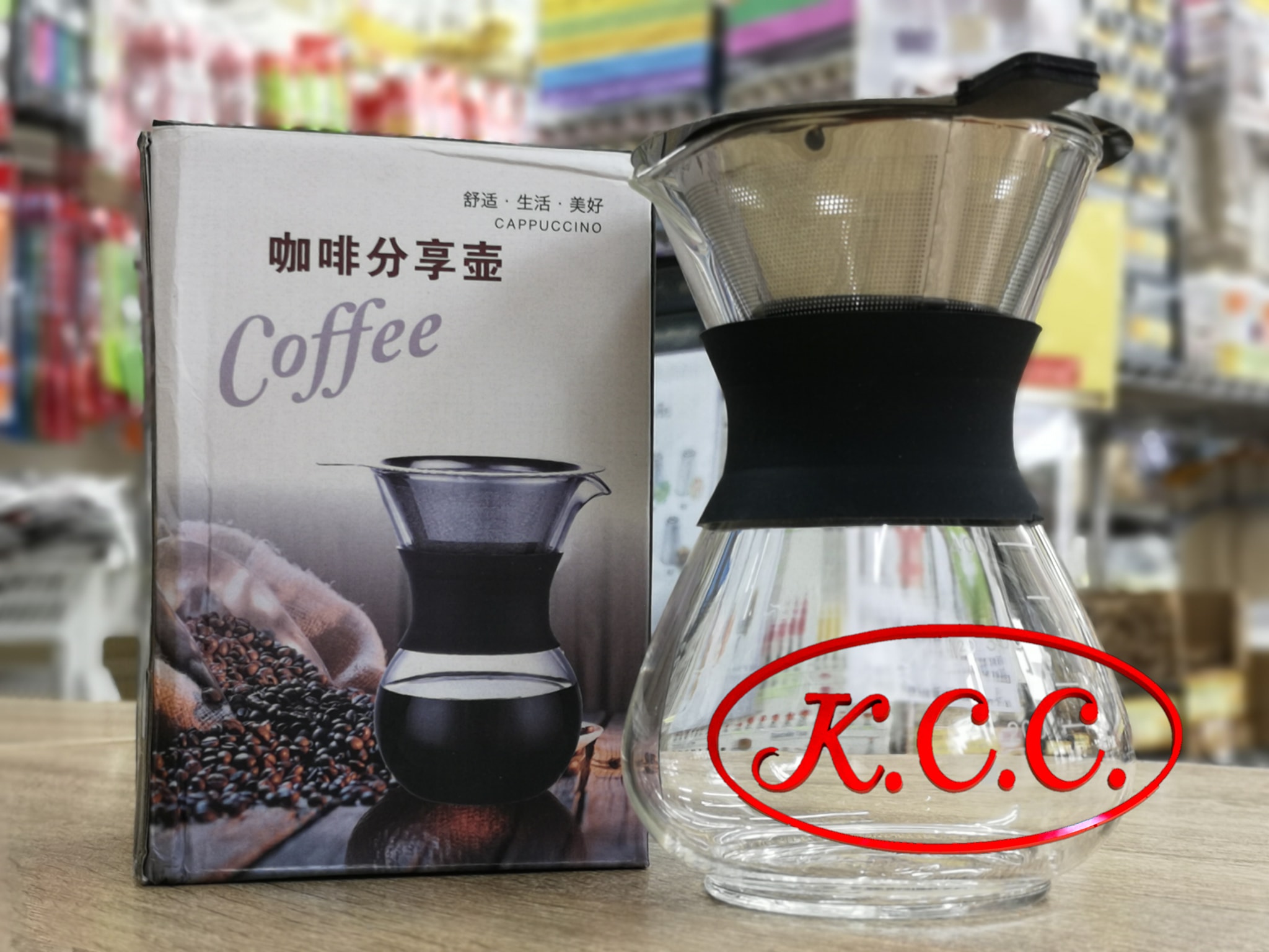 เหยือก ดริปกาแฟ พร้อม ที่กรองสแตนเลส