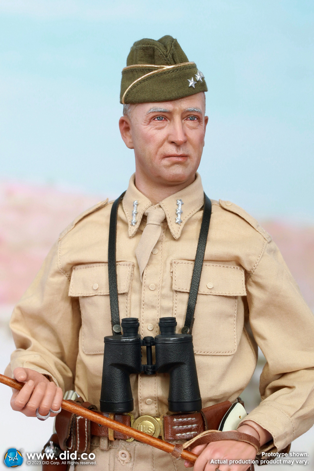 DID A80164+E60071 1/6 WWII General of the United States Army - George Smith Patton Jr.+Accessory Kit