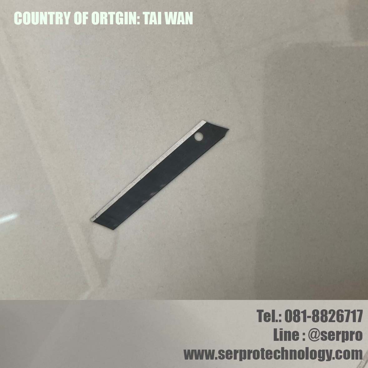 COUNTRY OF ORTGIN TAI WAN