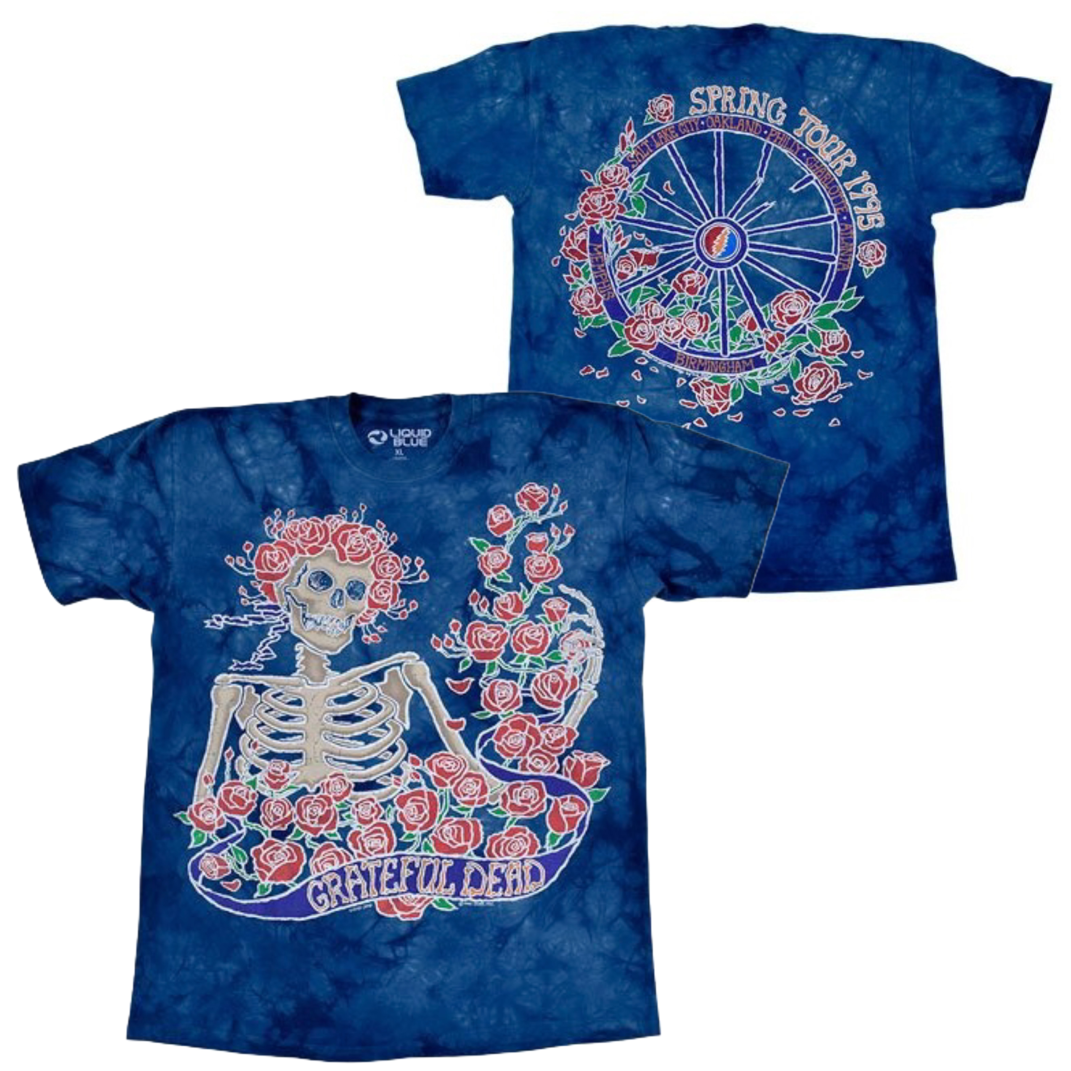 🇺🇸[PREORDER] เสื้อวง GRATEFUL DEAD T-SHIRT รวมลายสุดฮิต ลิขสิทธิ์แท้ LIQUID BLUE จาก USA