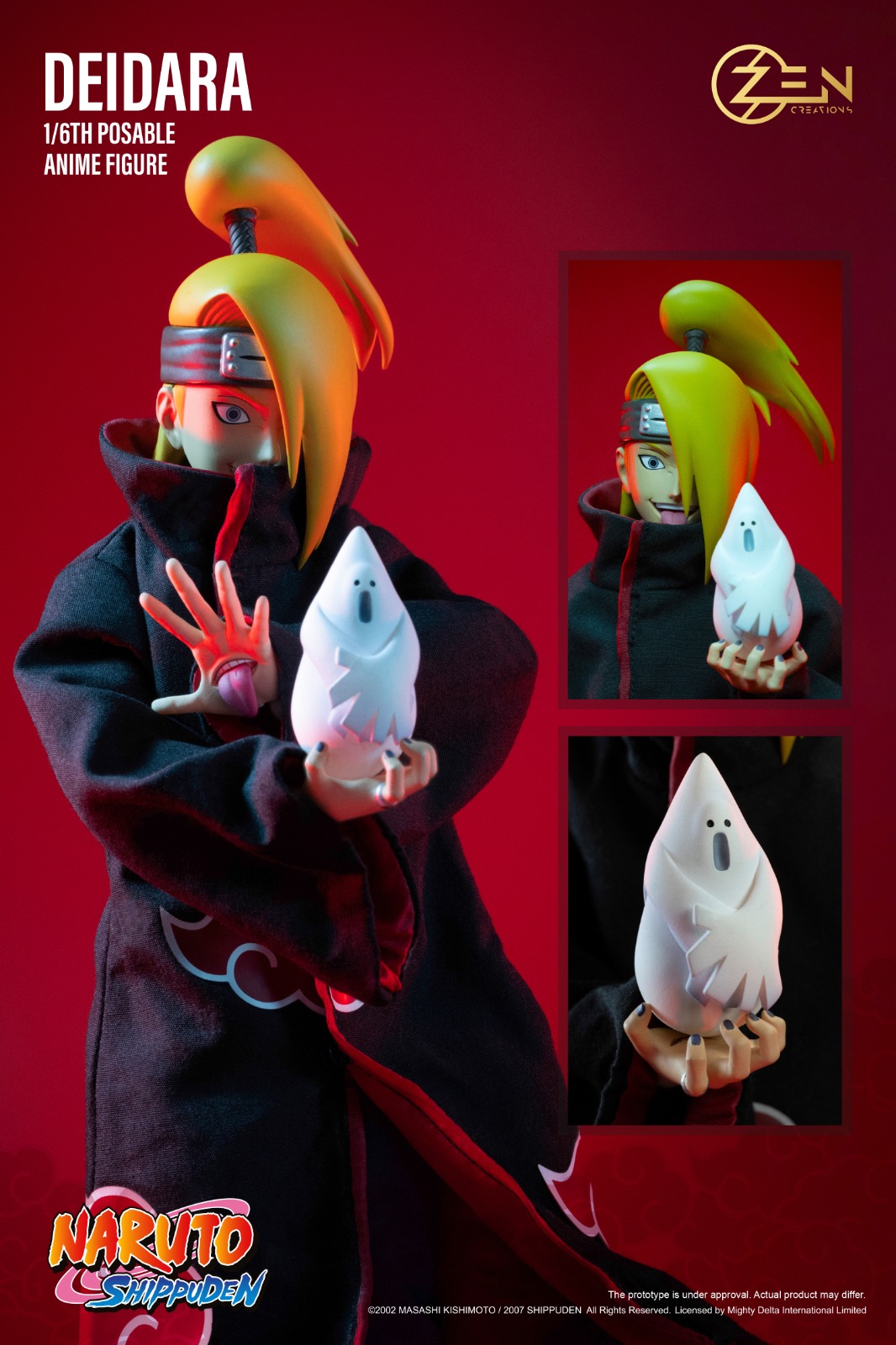 Zen Creations PAF004S Posable Anime Figure (PAF) Deidara (Standard Version)