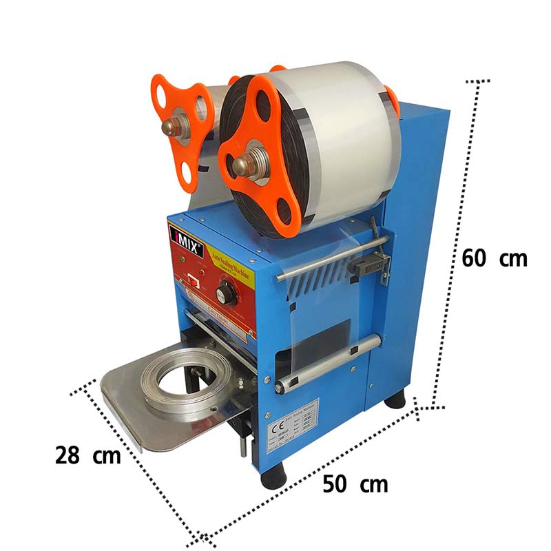 SEMI AUTOMATIC PP CUP SEALING MACHINE WITH CUP COUNTING SYSTEM
