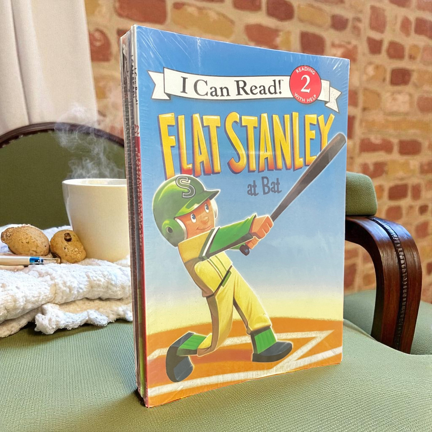 (In Stock) สินค้าพร้อมส่ง Flat Stanley – I Can Read! Level 2 (ชุด 10 เล่ม กระดาษมันทุกเล่ม)