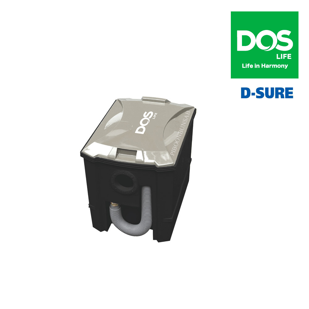 ถังดักไขมันบนดิน DOS รุ่น D-SURE ขนาด 15 ลิตร