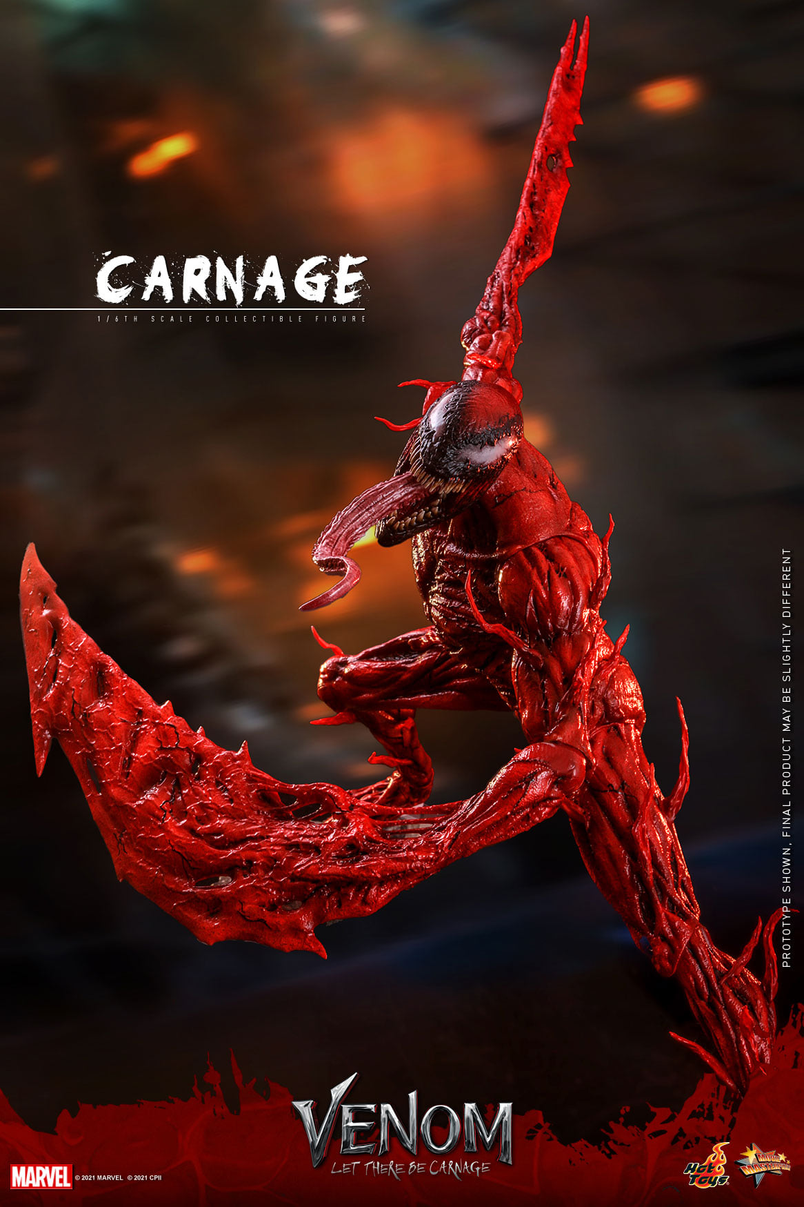 Hot Toys MMS620 1/6 Venom: Let There Be Carnage - Carnage (Deluxe Version)