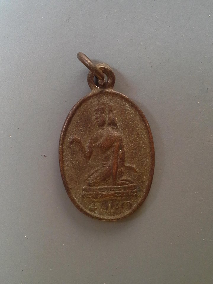 A413 เหรียญนางกวักหลังพระพุทธ