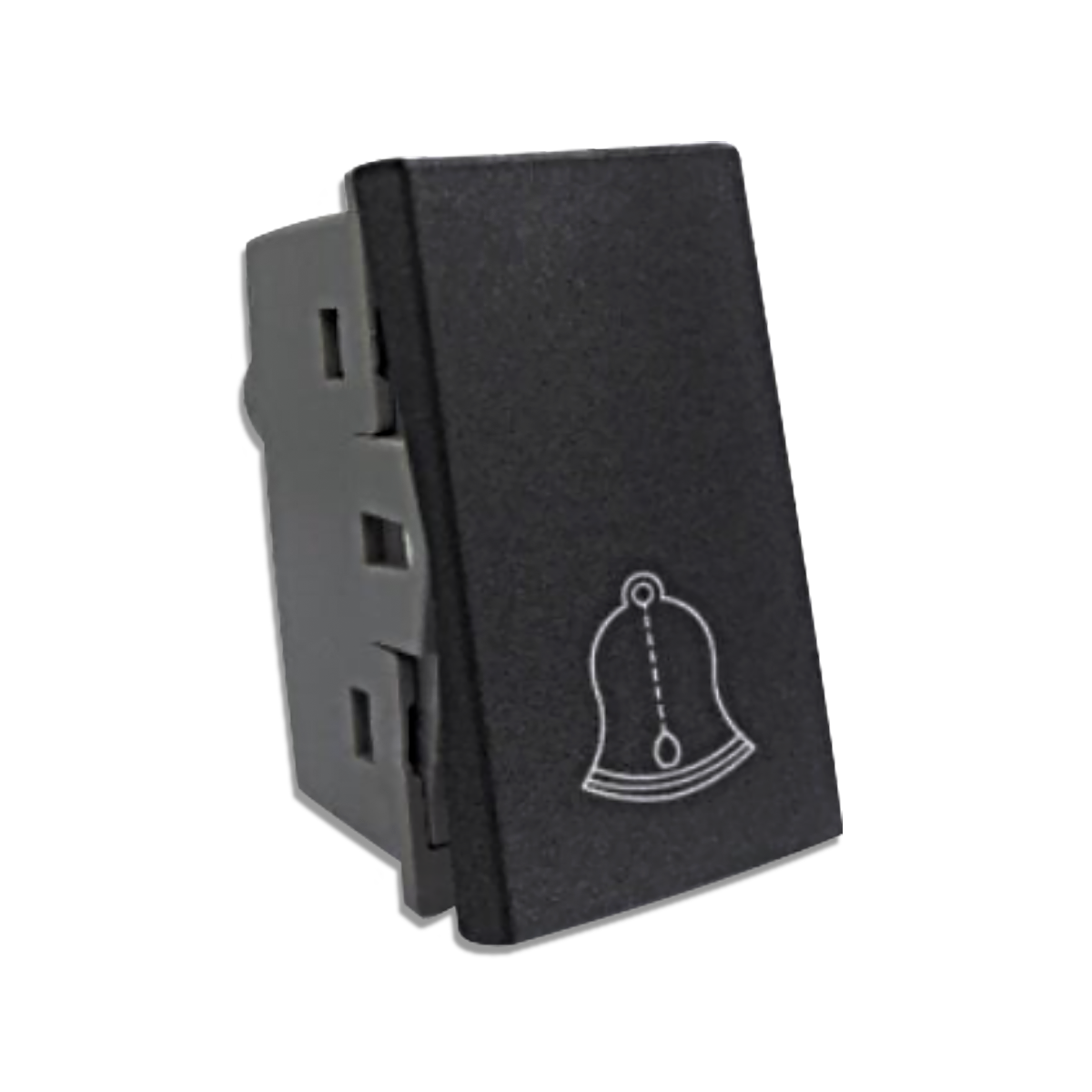 NANO สวิตช์กดกระดิ่ง 16A 250V ขนาด 1 ช่อง Urban series สีดำ รุ่น UR-B01B (20 ชิ้น/กล่อง)