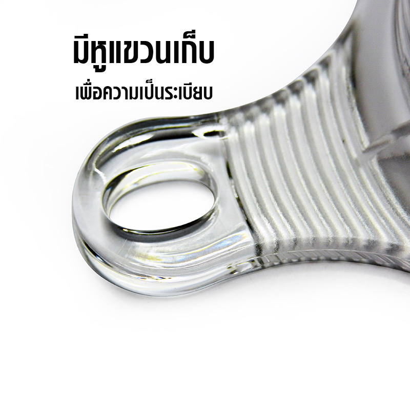 หัวฝักบัวดริป ถาดช่วยดริป ช่วยกระจ่ายน้ำให้ทั่วถึงกาแฟ 33 รู มีด้ามจับ พลาสติก