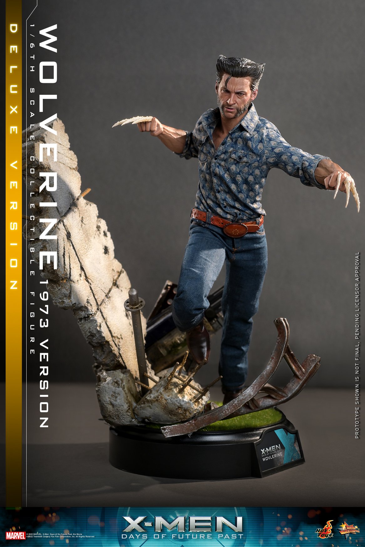 Hot Toys MMS660B 1/6 X-Men: Days of Future Past - Wolverine 1973 Version (Deluxe Version) [Special Edition Bonus]
