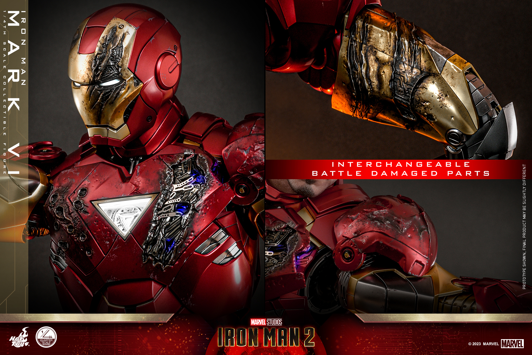 Hot Toys QS025 1/4 Iron Man 2 - Iron Man Mark VI