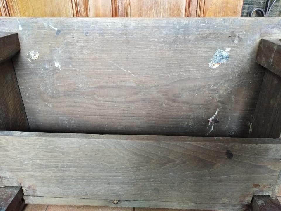 โต๊ะนักเรียนเก่า หน้าไม้เต็มแผ่น (5)