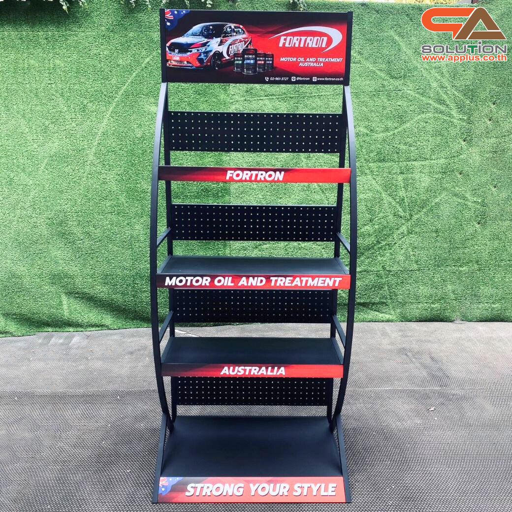 ชั้นวางสินค้าเหล็ก 4ชั้น สีดำขนาด(W)70 x (D)45 x (H)170 cm.(ถอดประกอบได้) แข็งแรง รับน้ำหนักได้ดี