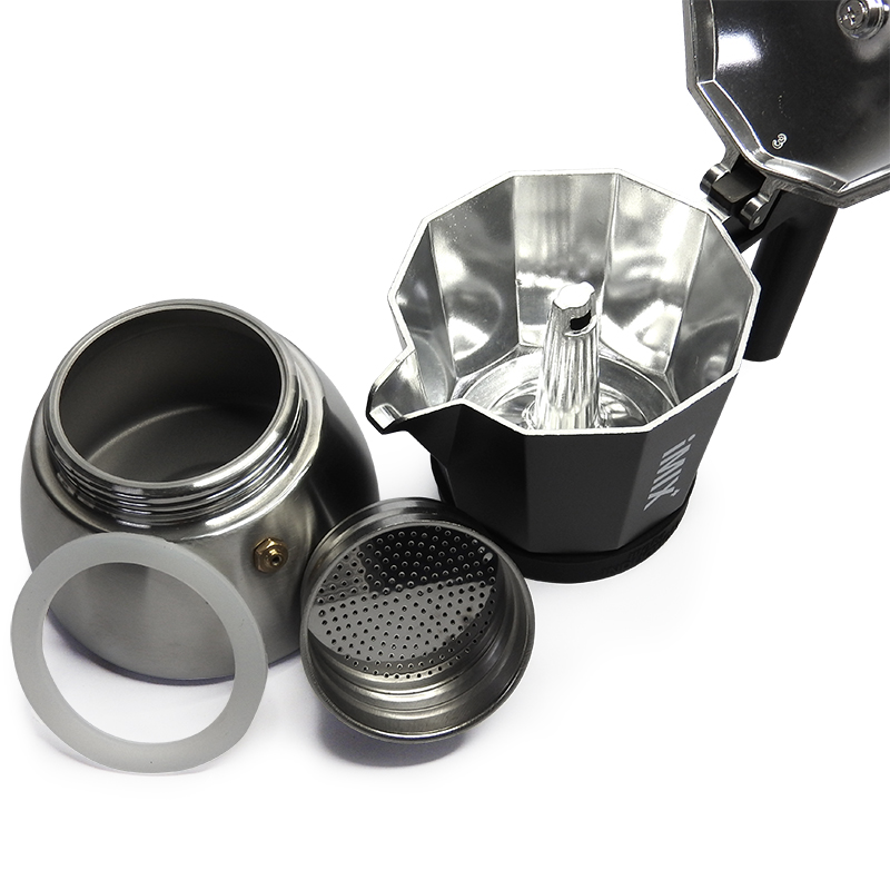 หม้อต้มกาแฟ ไอมิกซ์พลัส อินดักชั่น 3 คัพ แถมฟรี 2IN1 ช้อนตวง-แทมป์