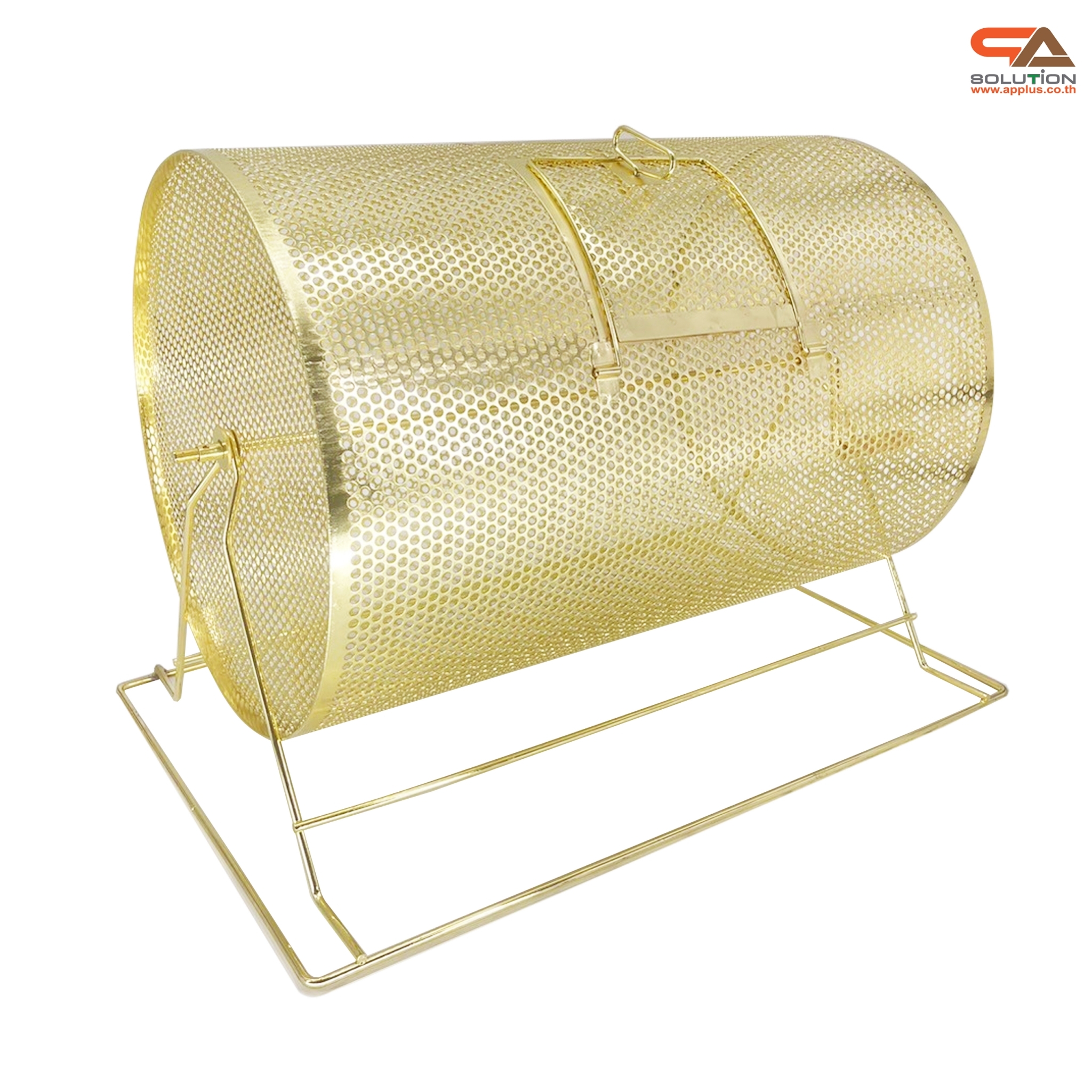 เช่ากล่องจับรางวัล จับฉลาก สีทอง ขนาด (W)54 X (L)41 X (H)45 cm. หมุนได้ 360 องศา