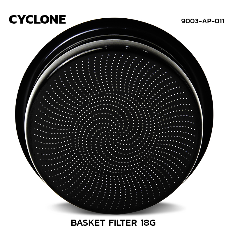 ตะกร้าชง APRESSO CYCLONE 18G แบล็คไทเทเนี่ยม