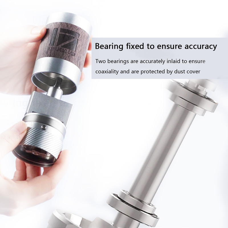 1Zpresso Q2 Manual Coffee Grinder with conical burrs 38 mm. 1614-212-3