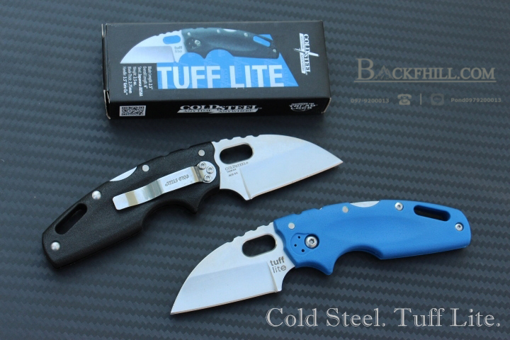 cold steel No.TUFF LITE ใบมีด JAPANESE STEEL AUS8A ( AAA ) สีดำ