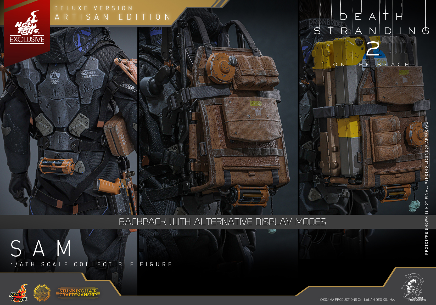 Hot Toys VGM77AE Death Stranding 2: On the Beach - Sam (Artisan Edition Deluxe Version) [Hot Toys Exclusive]