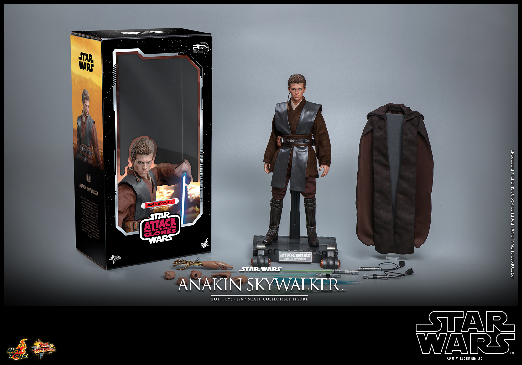 Hot Toys MMS677 1/6 Star Wars Episode II: Attack of the Clones™ - Anakin Skywalker