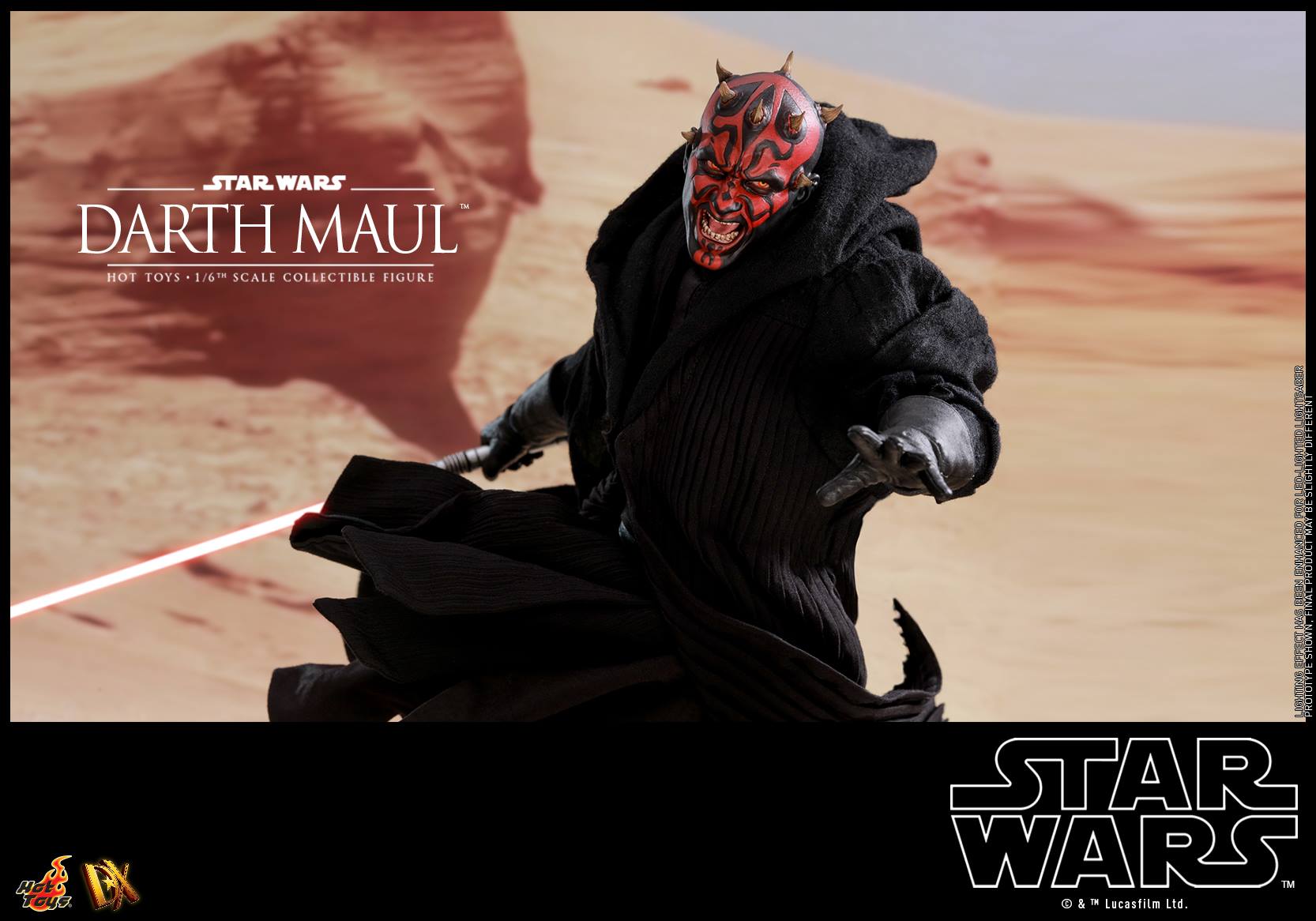 Hot Toys DX16 STAR WARS EPISODE I: THE PHANTOM MENACE - DARTH MAUL (Special Edition)