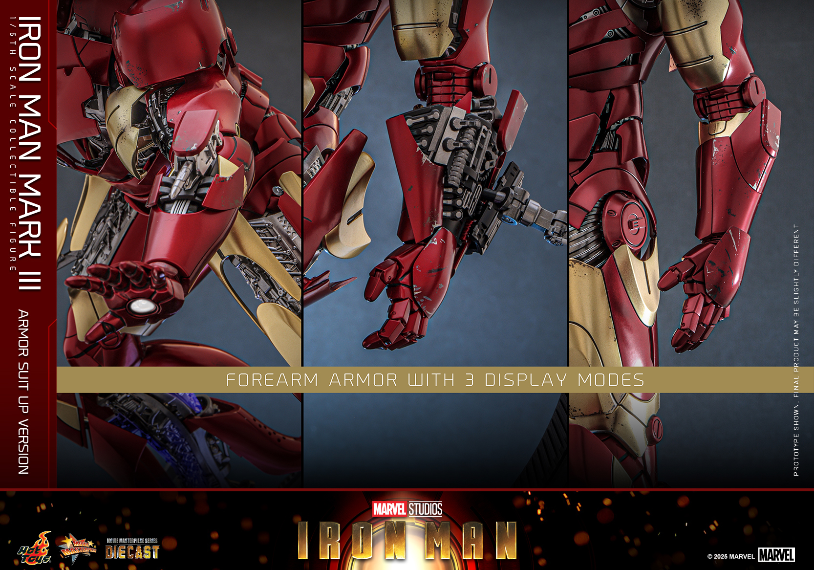 25/08/2568 Hot Toys MMS825D72 Iron Man - Iron Man Mark III (Armor Suit Up Version)