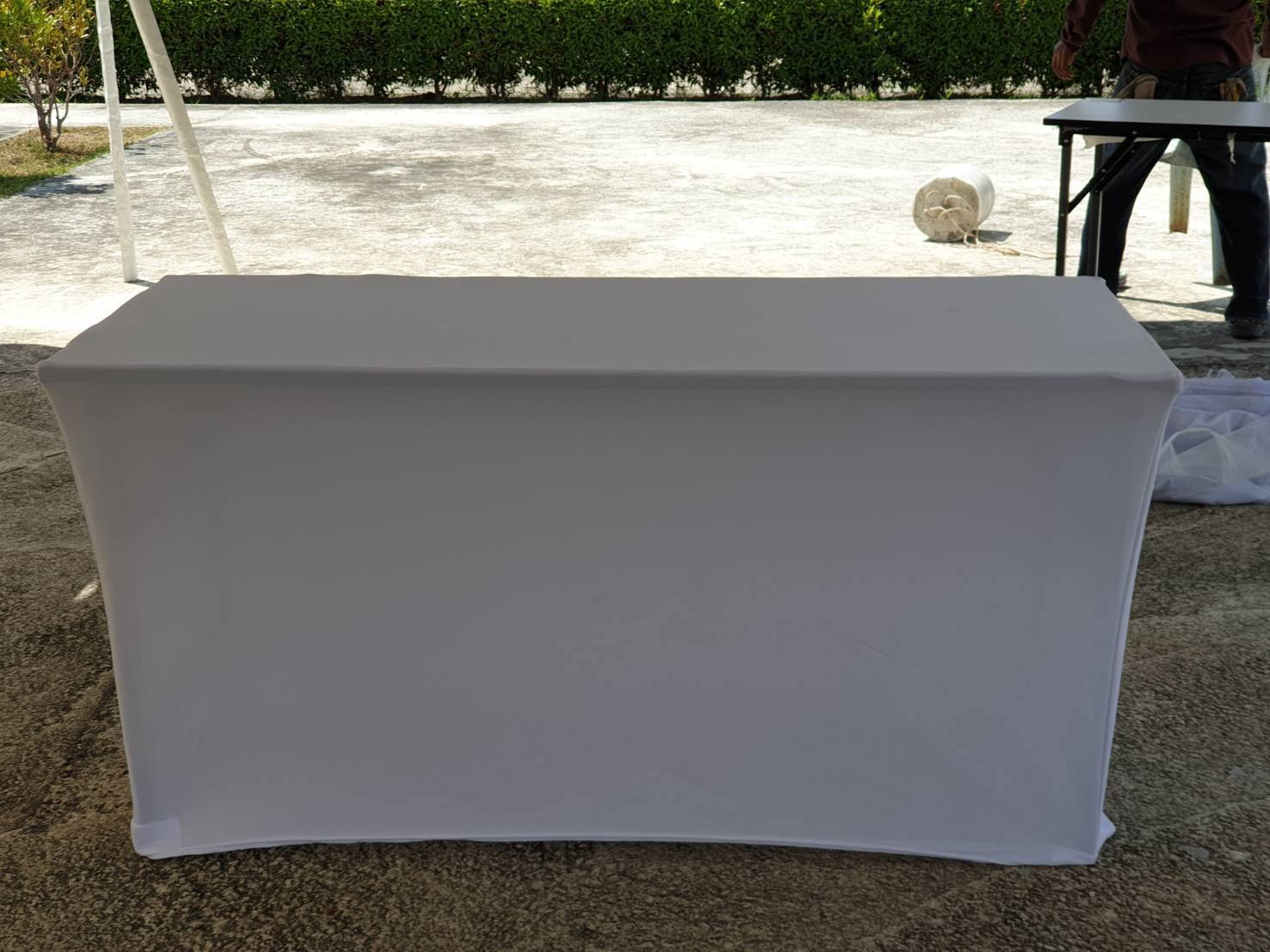 โต๊ะสัมมนา / โต๊ะตั้งอาหาร / โต๊ะหน้าขาว ขนาด0.6x1.5เมตร