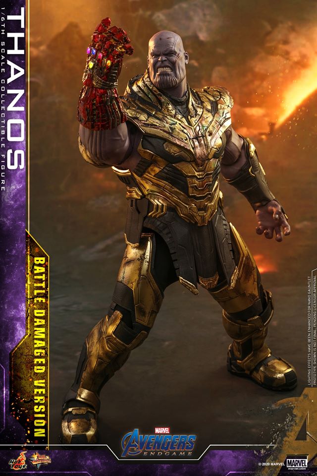 Hot Toys MMS564 Avengers: Endgame - Thanos (Battle Damaged Version)