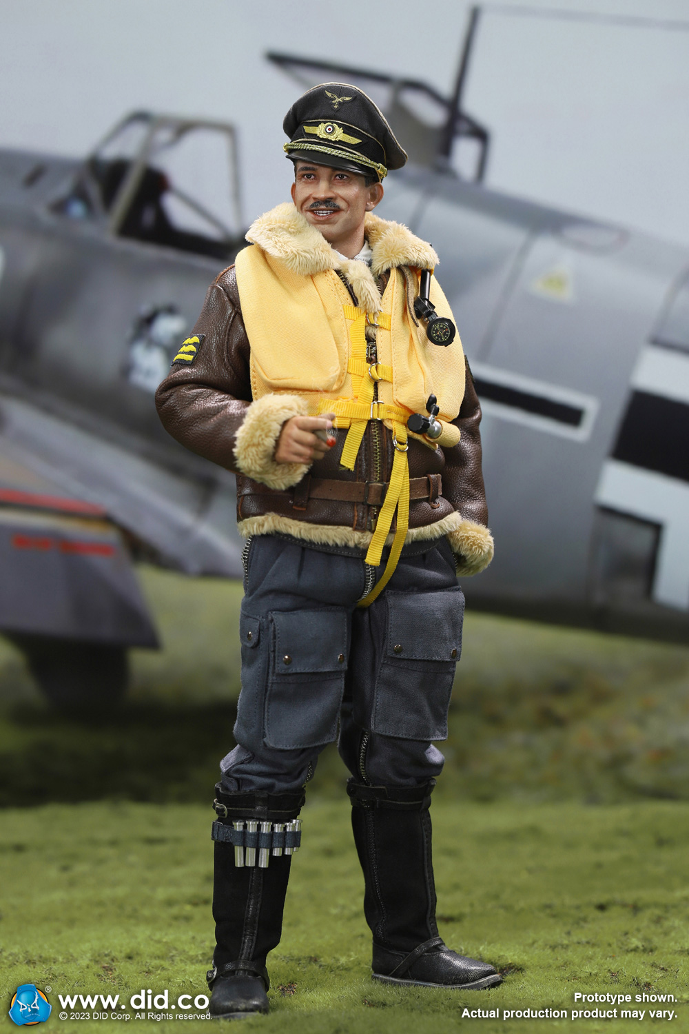 DID D80165 1/6 WWII German Luftwaffe Ace Pilot - Adolf Galland