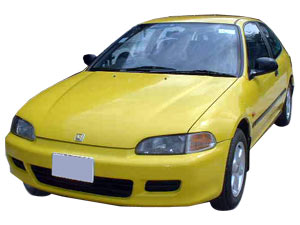 กันชนหลัง Honda Civic 1992/1993/1994/1995 (ซีวิค)(เตารีด)(3ประตู) - BangplusOnline