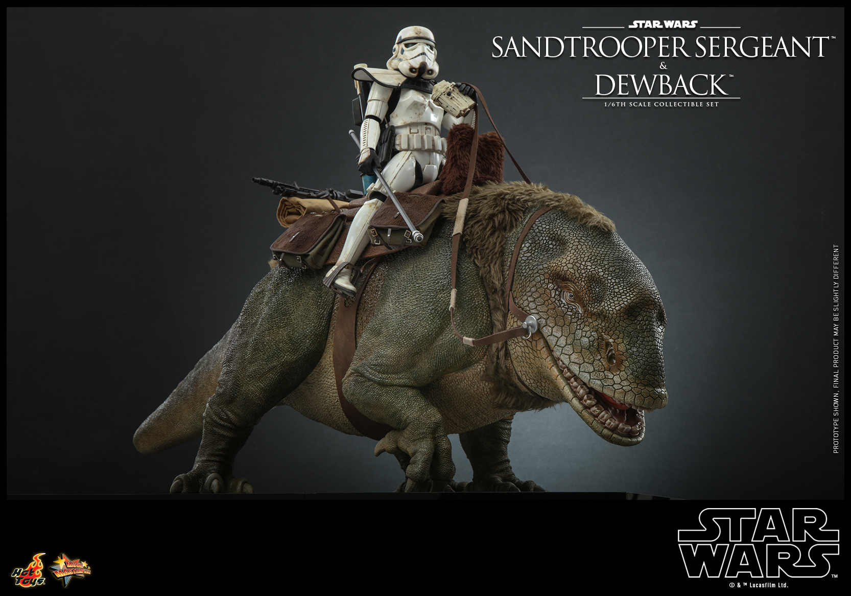 Hot Toys MMS722 1/6 Star Wars Episode IV: A New Hope™ - Sandtrooper Sergeant™ & Dewback™
