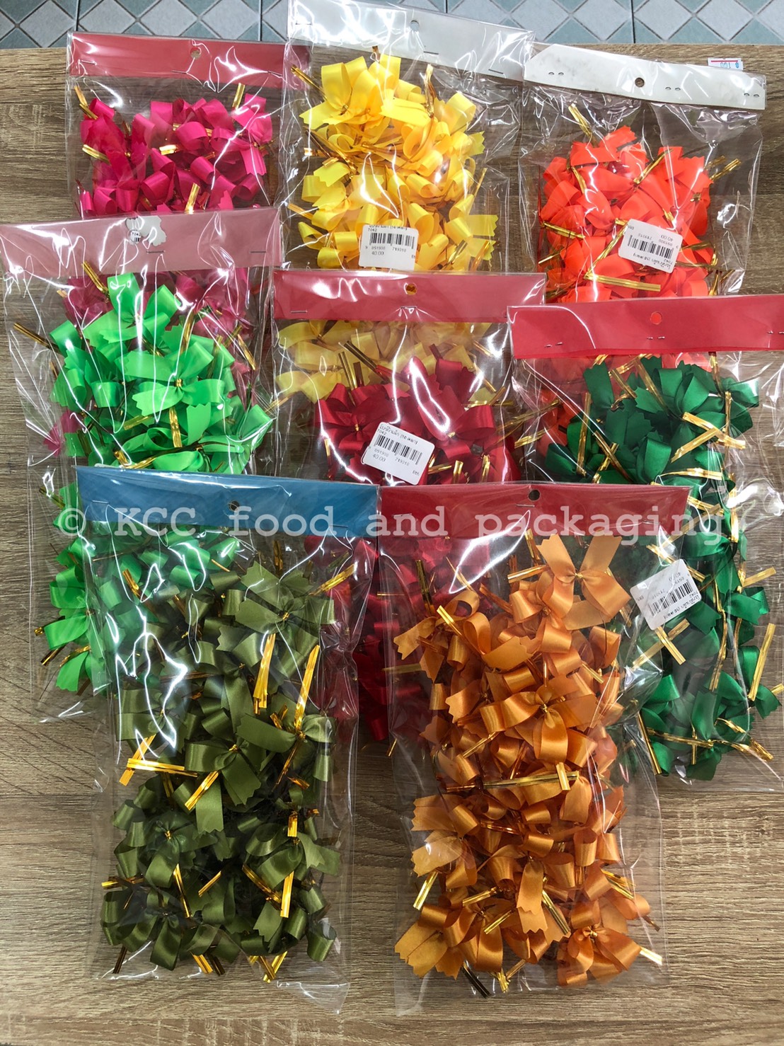 โบว์ผ้า คละสี (50ดอก)