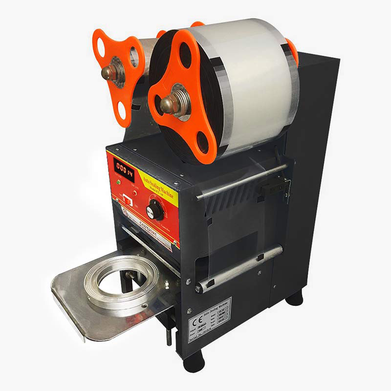 SEMI AUTOMATIC PP CUP SEALING MACHINE WITH CUP COUNTING SYSTEM