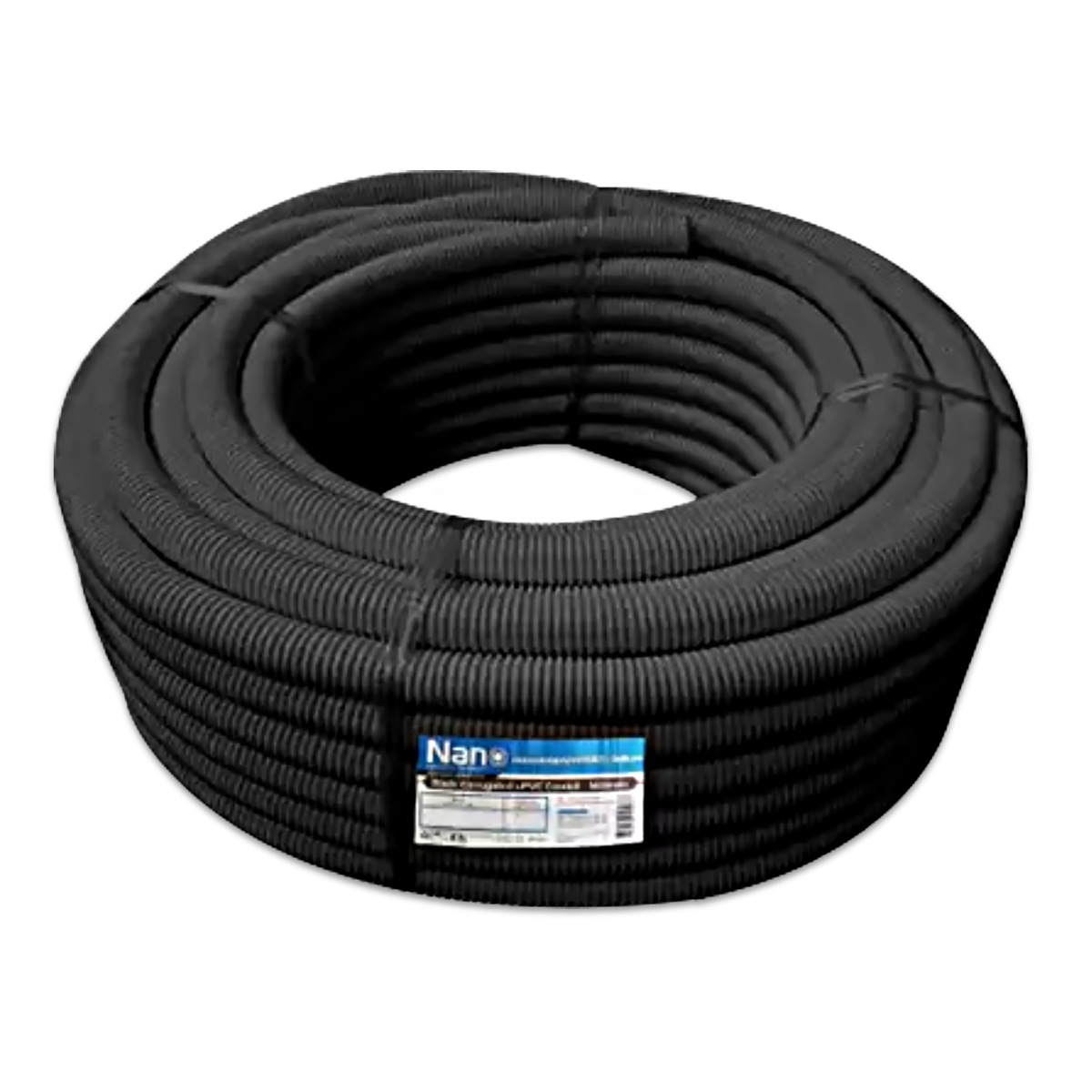 ท่ออ่อนลูกฟูก NANO 15(3/8")ดำ50ม. NNCB15 ( 1 ม้วน/มัด)