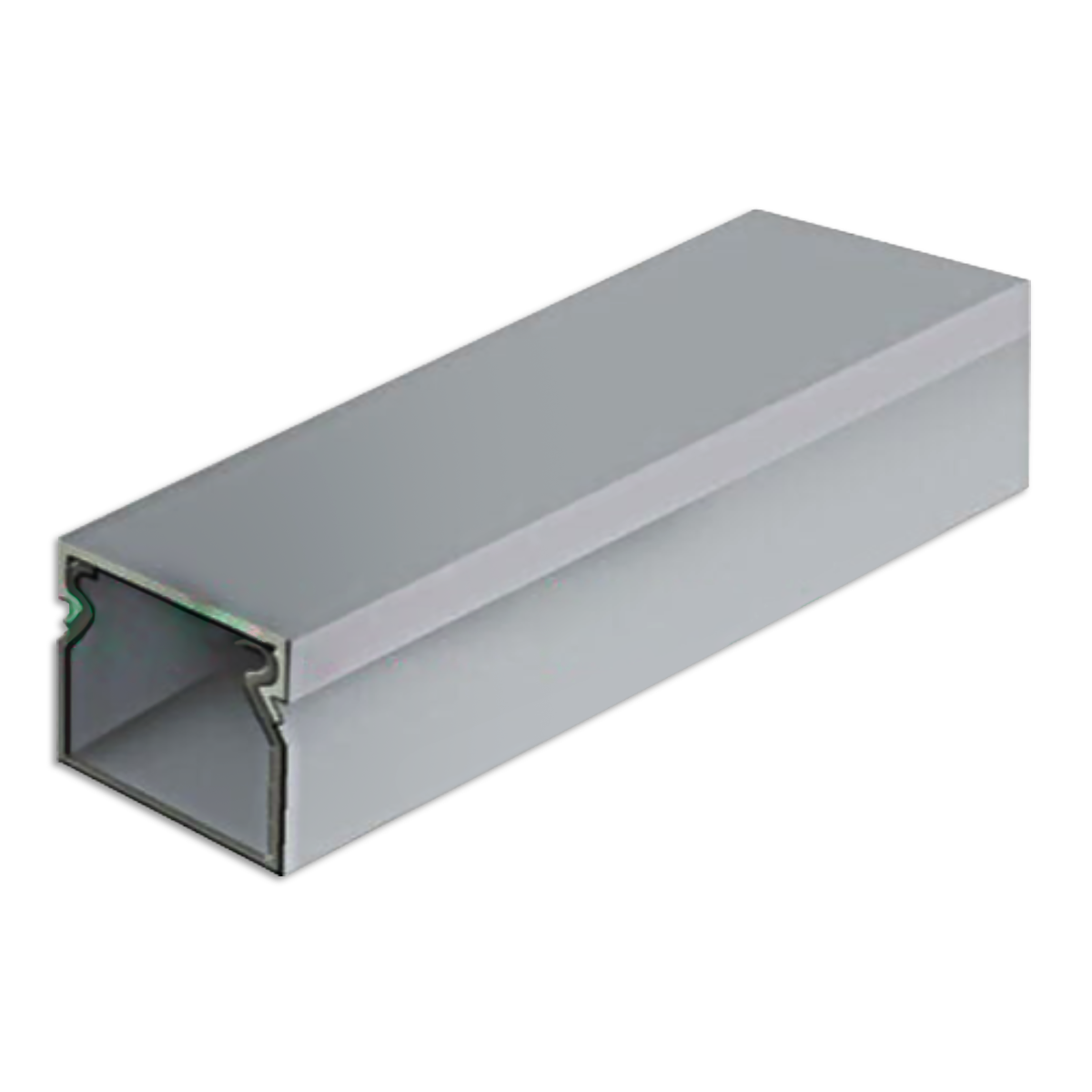 รางเก็บสายไฟเเบบทึบ NANO (วายเวย์) NNWW80100G (6เส้น/กล่อง)